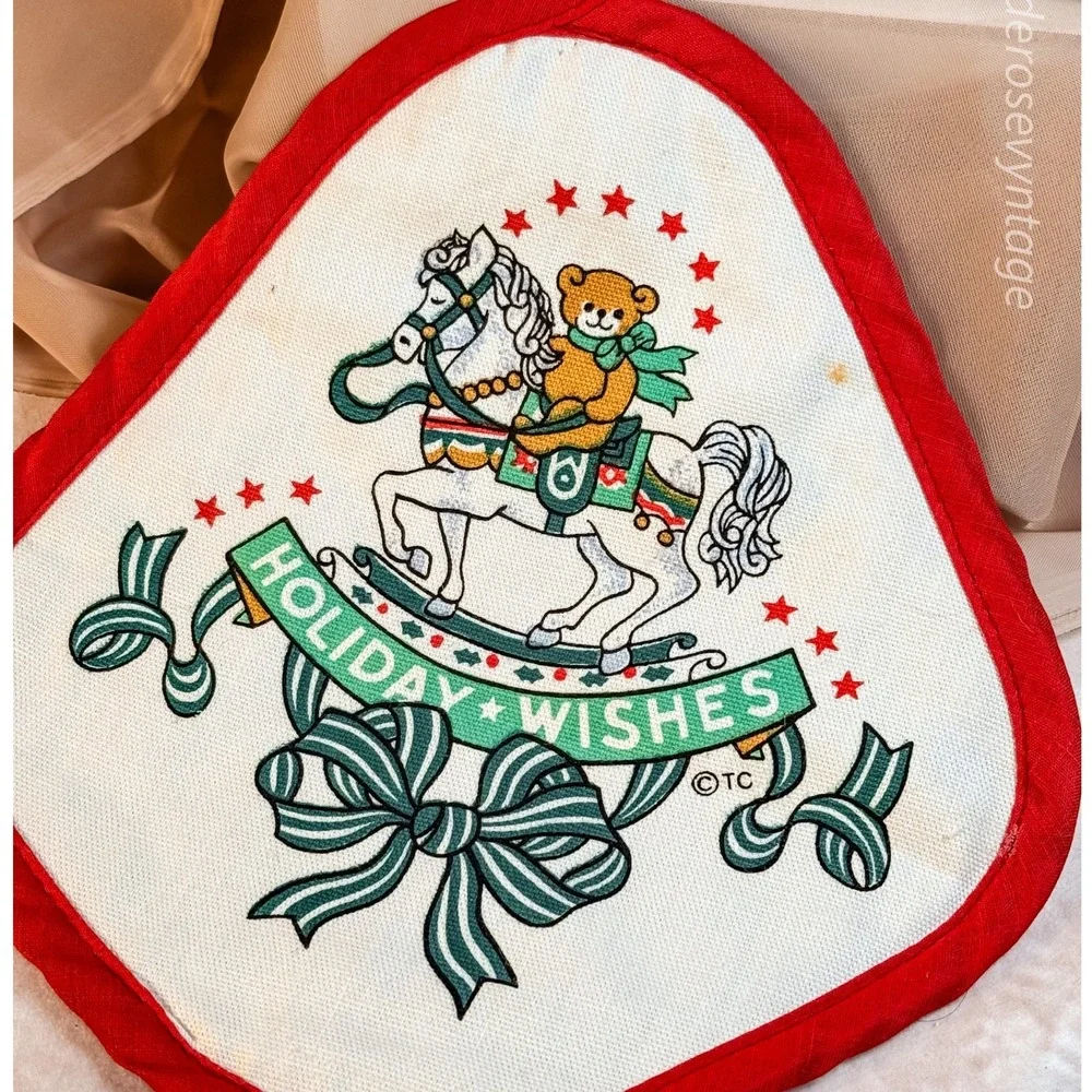 Christmas Teddy Bear Holiday‎ Pot Holders